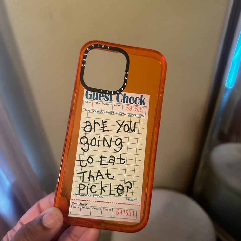 orange casetify case